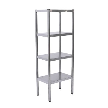 Стеллаж из нержавеющей стали 600х390х1620 труба